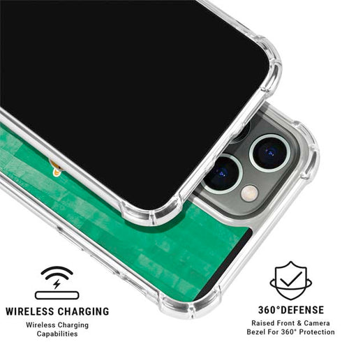 NBA Milwaukee Bucks Hardwood Classics iPhone 16 Pro Clear Case